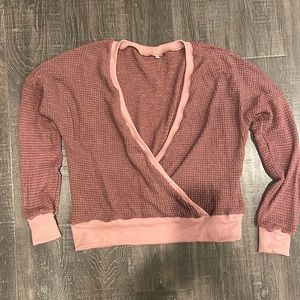 Tobi waffle knit sweater size large